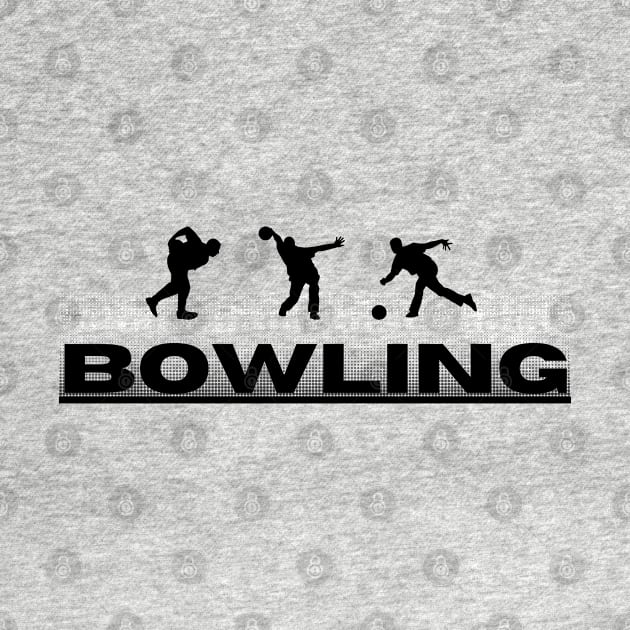 BOWLING SILHOUETTE by KKMDESIGN